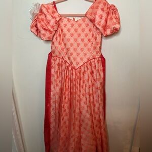 Amazing Vtg Off The Shoulder Dress